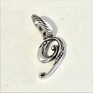 🆕 Brighton Number Nine #9 silver charm with crystals Retired style NWOT